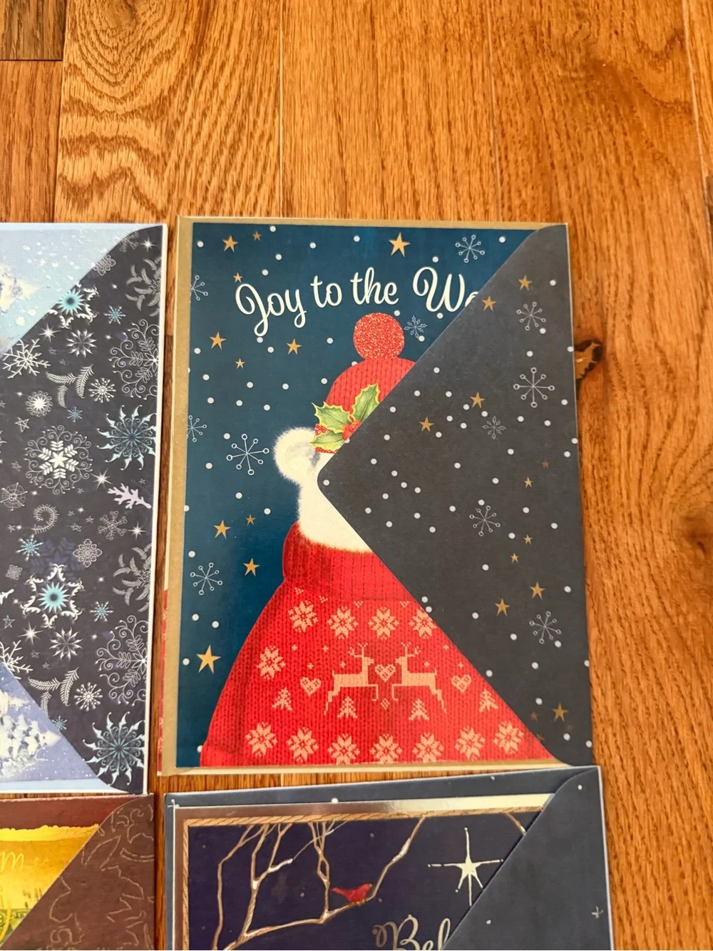 New Set of 6 Assorted Christmas Greeting Cards